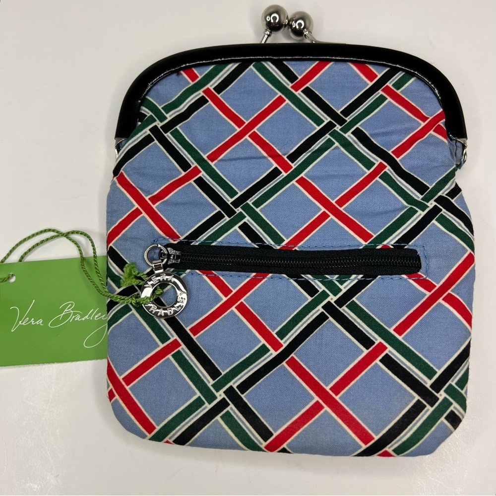 Vera Bradley Please Hold Versailles KissLock Coin Clutch - Picture 2 of 7